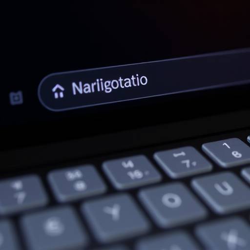 Screenshot showing keyboard focus on a navigation link